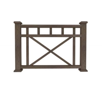 Ограждение из ДПК Д1 коричневый от производителя  Dortmax по цене 11 680 р