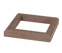 Рамка ДПК для столба 100x100 Шоколад