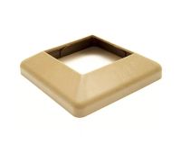 Крышка нижняя ПВХ для столба 125х125 Орех