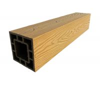 Столб опорный ДПК 125×125 Орех