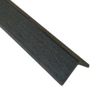 Уголок ДПК Wood-Х 50х50.Шлифованный Чёрное дерево