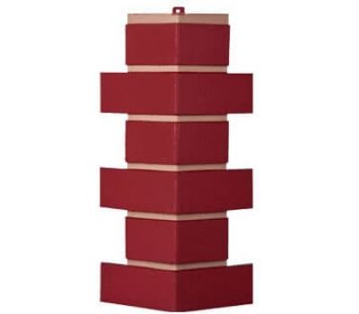 Угол Кирпич Модерн - Красный от производителя  Т-сайдинг по цене 370 р