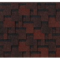 Гибкая черепица Лабиринт Красный