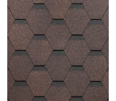 Гибкая черепица СОТА Коричневый от производителя  Docke по цене 612 р