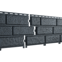 Фасадная панель Стоун Хаус - Кирпич Графит Фасадная панель Стоун Хаус - Кирпич Графит