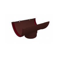 Воронка желоба ПВХ Шоколадная