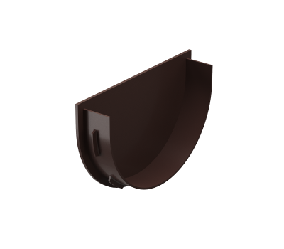 Заглушка желоба универсальная Premium ПВХ Шоколад от производителя  Docke по цене 119 р